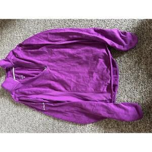 Nike Dri-FIT Purple Quarter-Zip Running Pullover Jacket